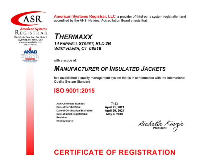 7123 Thermaxx ISO 9001 Certificate Apr 2021signed