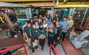 NYC 6th Graders Visit Boiler Room to Study Thermaxx Jackets
