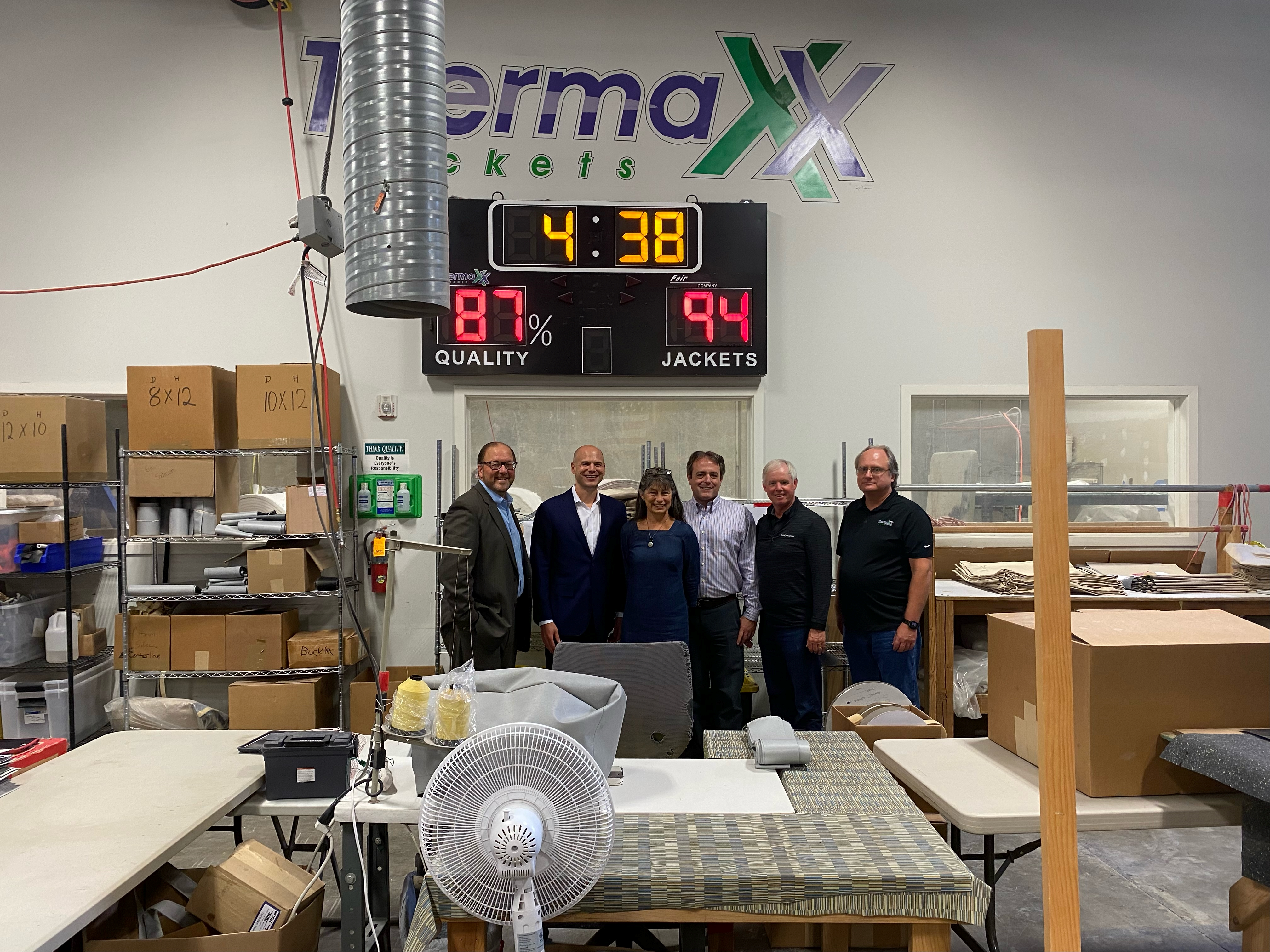 CT Chief Manufacturing Officer Visits Thermaxx